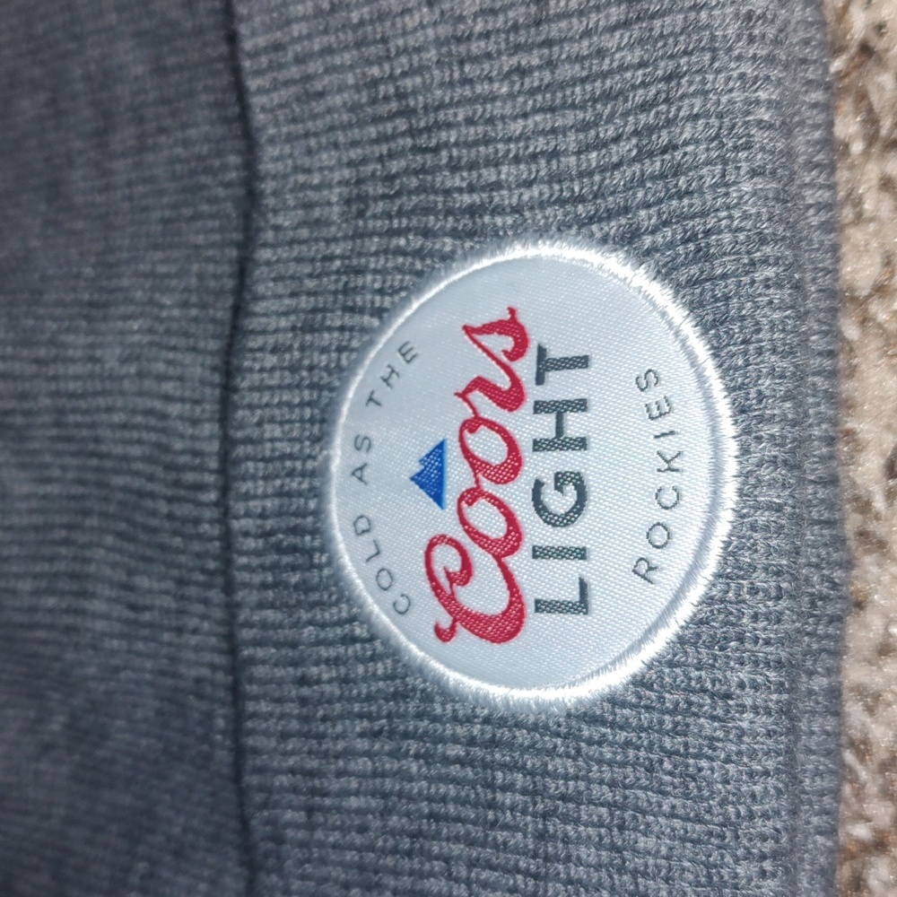 Coors Light Stitched Patch Cuffed 100% Acrylic Be… - image 2